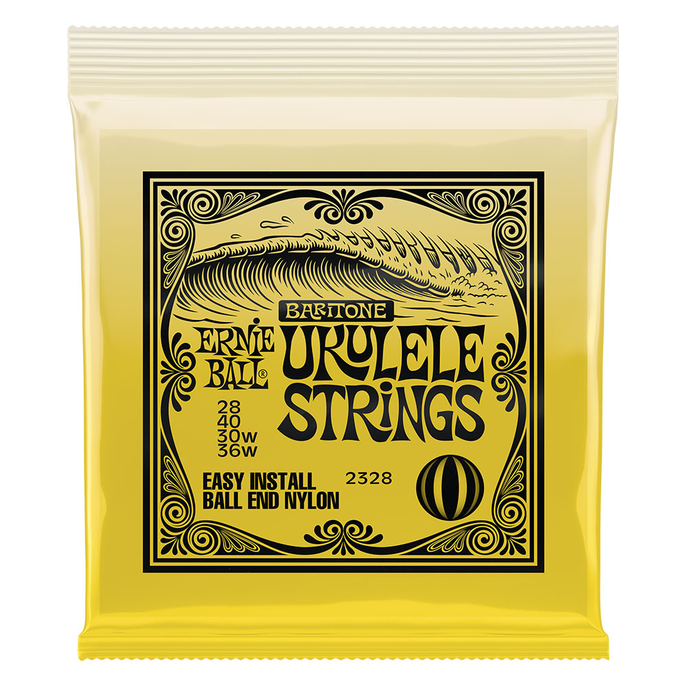 バリトンウクレレ用 ウクレレ弦 ERNIE BALL 2328 BARITONE UKULELE Strings Ball-end ボールエンドタイプ 80/20ブロンズワウンド P02328