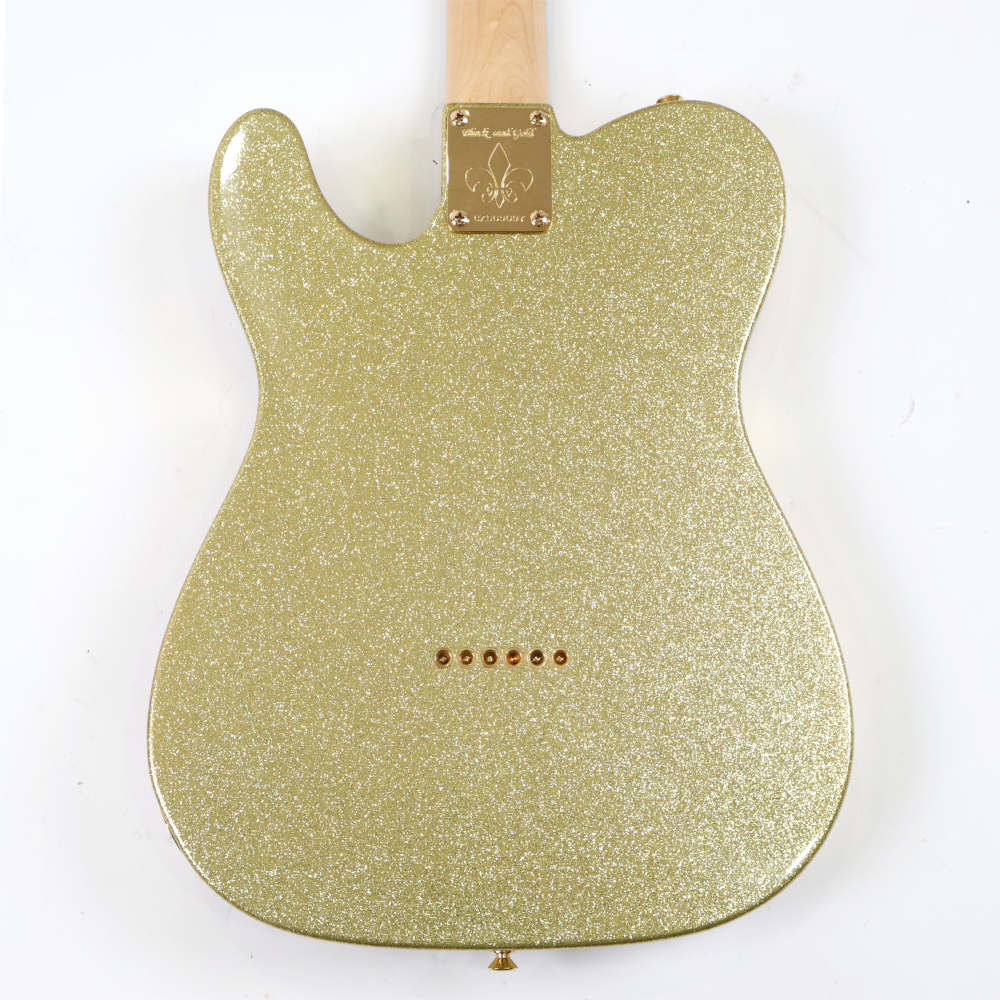 【中古】 エレキギター Fender Custom Shop TBC 1963 Telecaster NOS Black and Gold 2008年製 フェンダー カスタムショップ テレキャスター ブラック & ゴールド 詳細画像