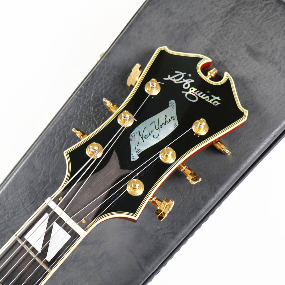 【中古】D’Aquisto ダキスト DQ-NYE New Yorker ALB 2014年製 フルアコ ニューヨーカー ヘッド画像