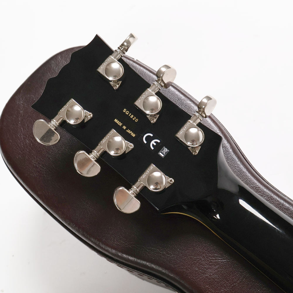 【中古】 エレキギター YAMAHA SG1820 Black 2010年製 Made in Japan 日本製 ヤマハSG セイモアダンカン 59ピックアップ搭載 ヘッド裏画像