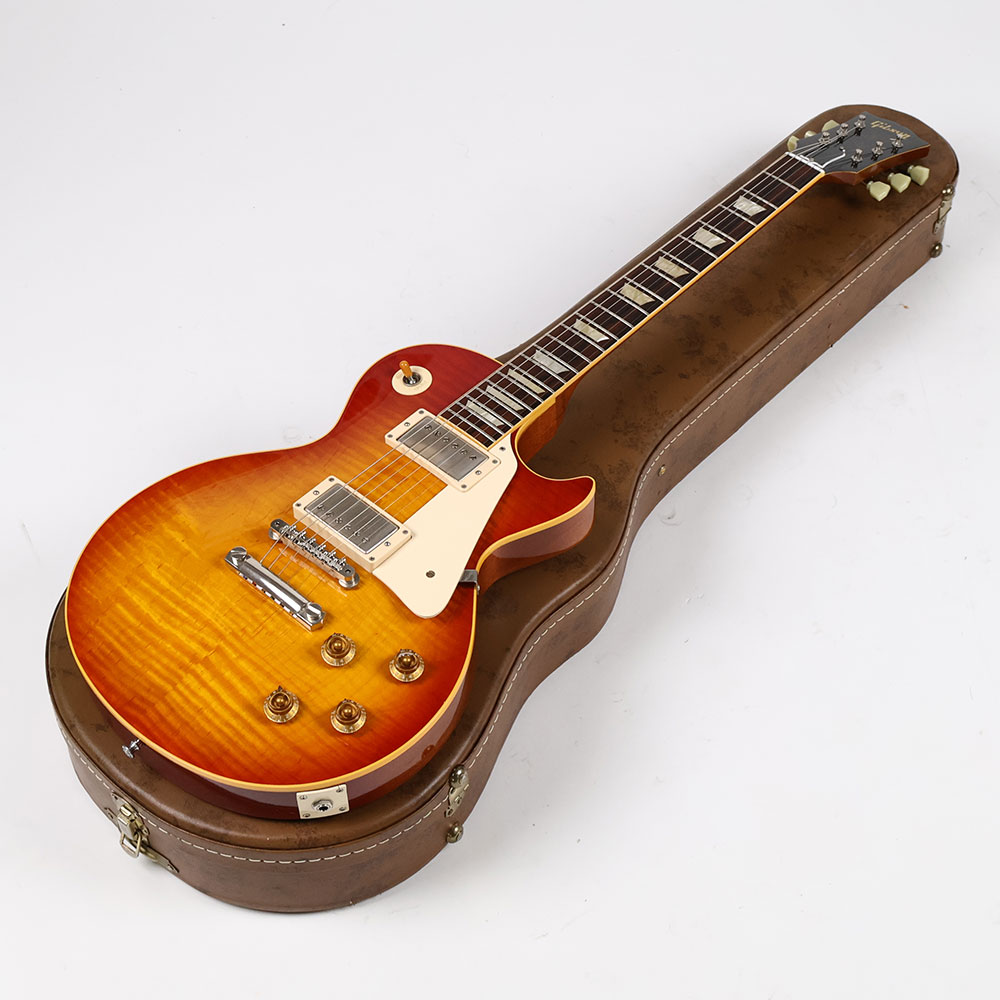 【中古】 エレキギター Gibson Custom Shop Historic Collection 1959 Les Paul Standard Reissue Mod. 2005年製 ピックアップ57クラシック/ポット/コンデンサー交換済み Cherry Sunburst