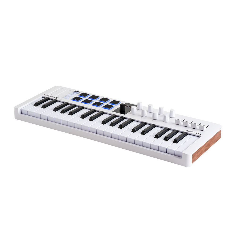ARTURIA MiniLab 37 WH USB/MIDIキーボード パッド コントローラー 【Analog Lab Intro他バンドルソフト付き】 全体