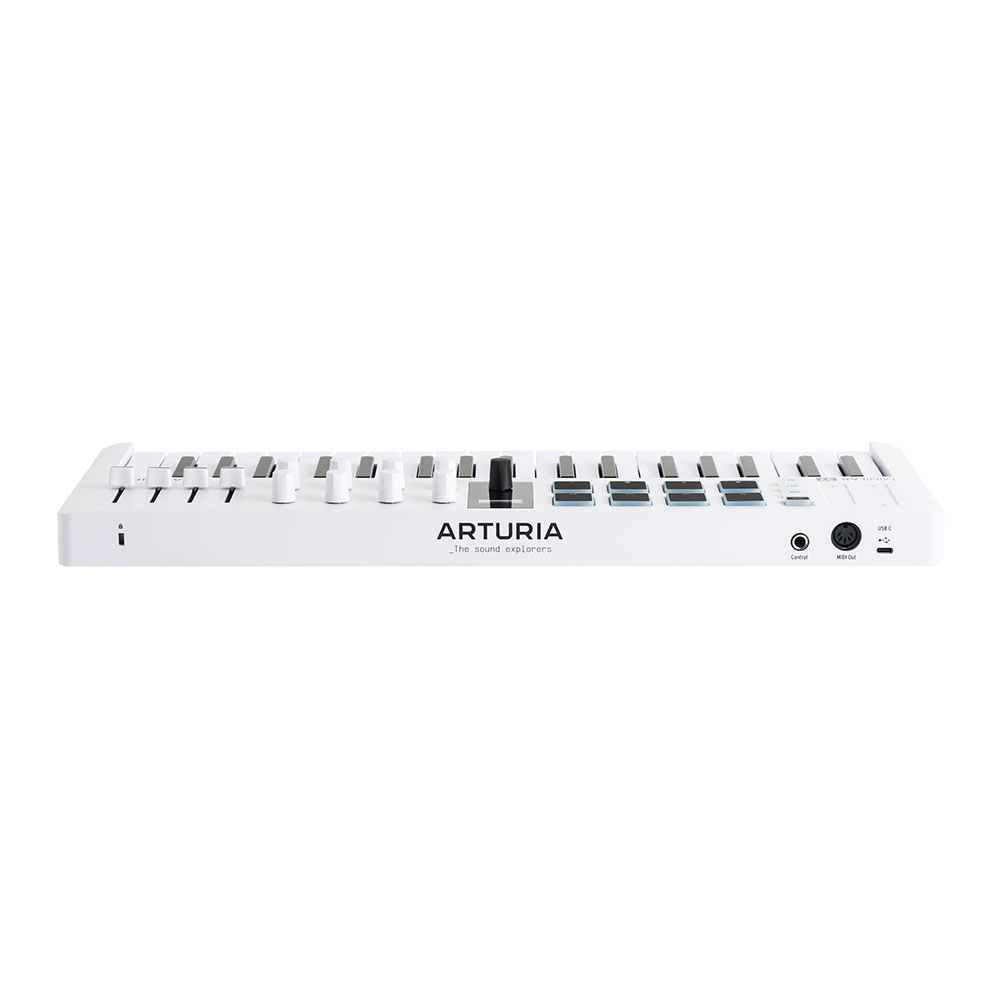 ARTURIA MiniLab 37 WH USB/MIDIキーボード パッド コントローラー 【Analog Lab Intro他バンドルソフト付き】 背面