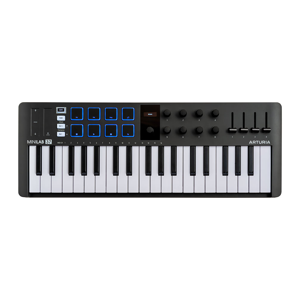 ARTURIA MiniLab 37 BK USB/MIDIキーボード パッド コントローラー 【Analog Lab Intro他バンドルソフト付き】
