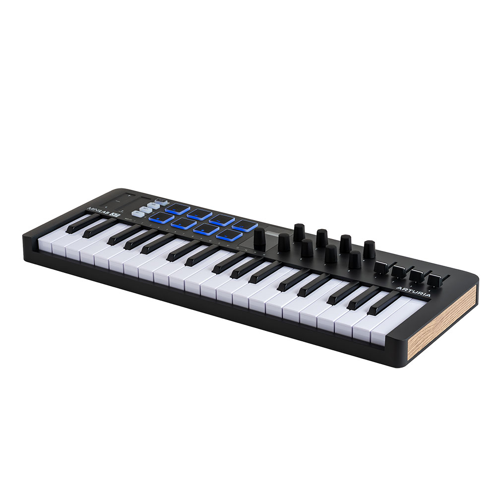ARTURIA MiniLab 37 BK USB/MIDIキーボード パッド コントローラー 【Analog Lab Intro他バンドルソフト付き】 全体