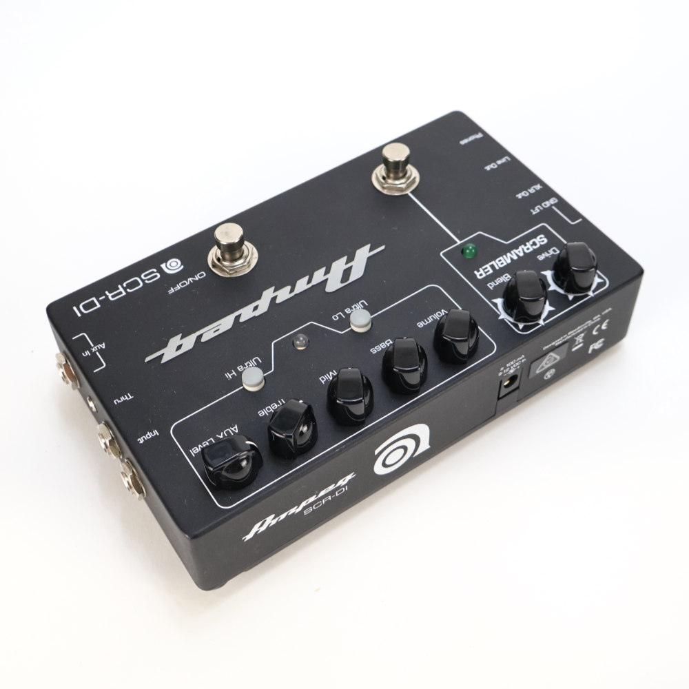 【中古】 Ampeg SCR-DI ベース用DI アンペグ ベースプリアンプ DI リア斜めアングル画像