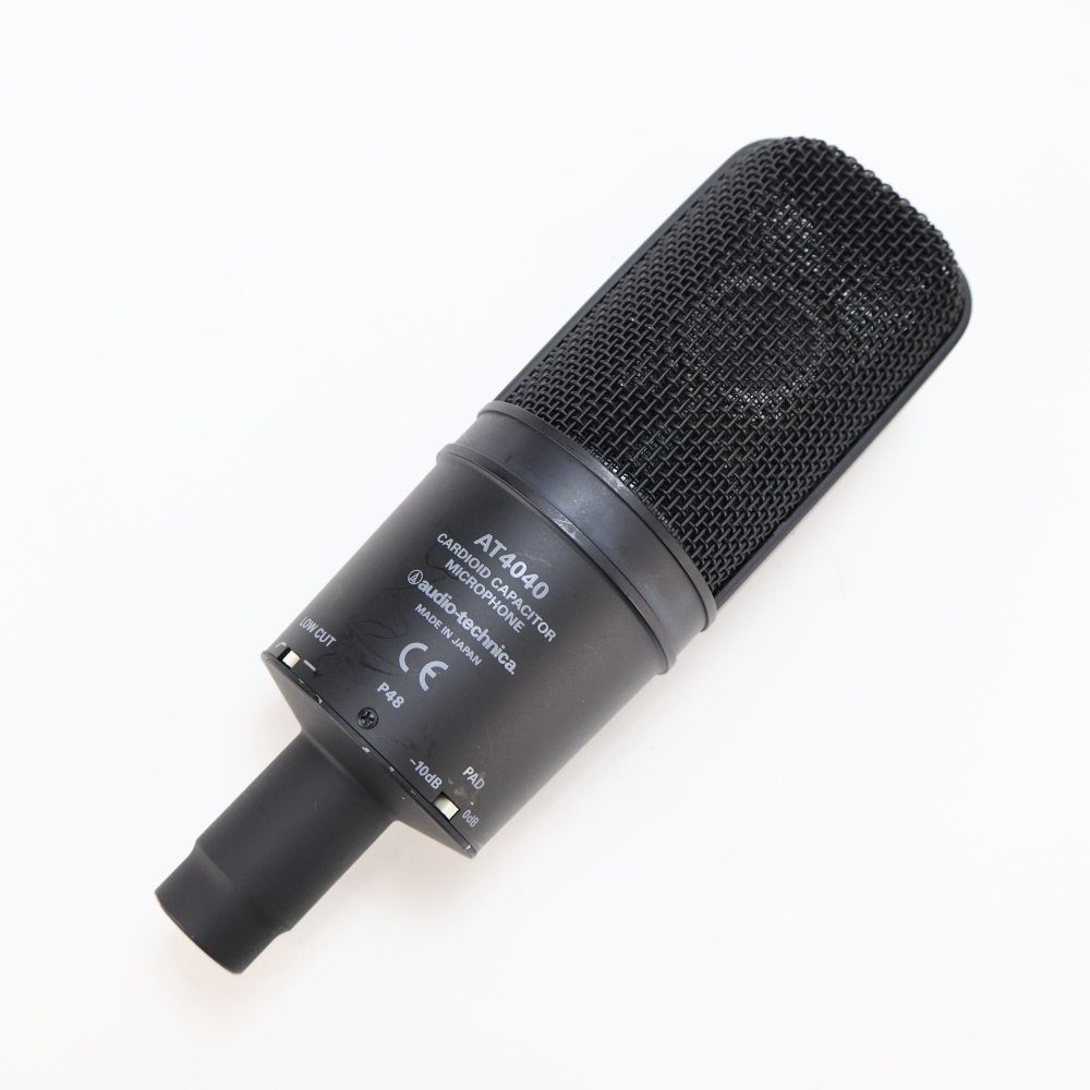 【中古】オーディオテクニカ コンデンサーマイク AUDIO-TECHNICA AT4040 オーテク マイクロフォン 詳細画像