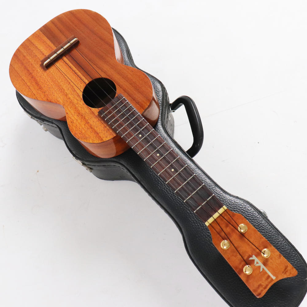 【中古】 ウクレレ コンサートウクレレ KAMAKA HF-2 2003年製 フリクションペグ 12フレットジョイント 16フレット仕様 ボディバック画像 2