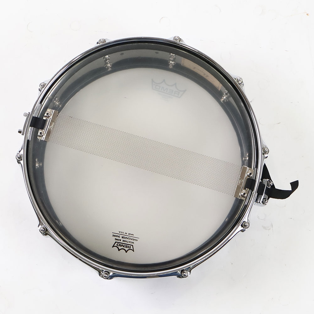 【中古】 チャドスミス シグネチャー スネアドラム パール Pearl CS1450 Chad Smith Signature 14×5 裏面