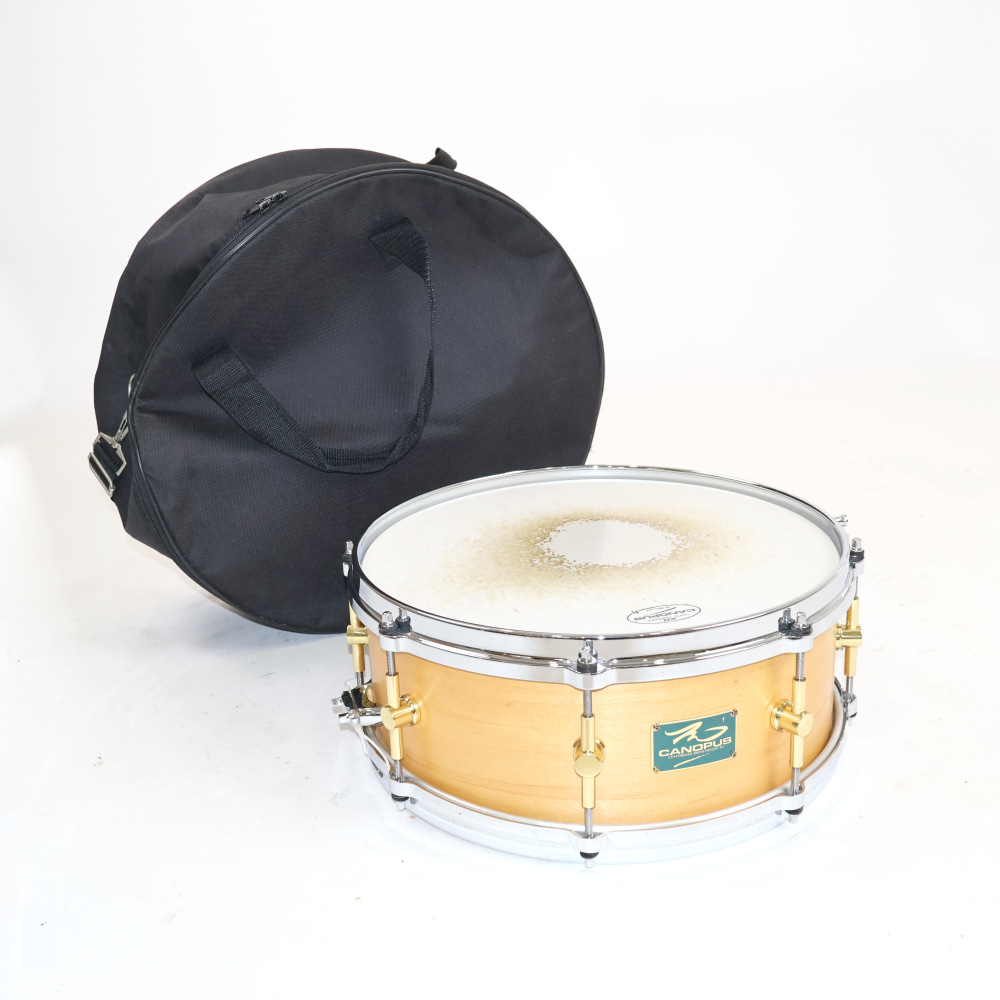 【中古】 スネアドラム カノウプス CANOPUS MO-1455 14x5.5 スネアドラム