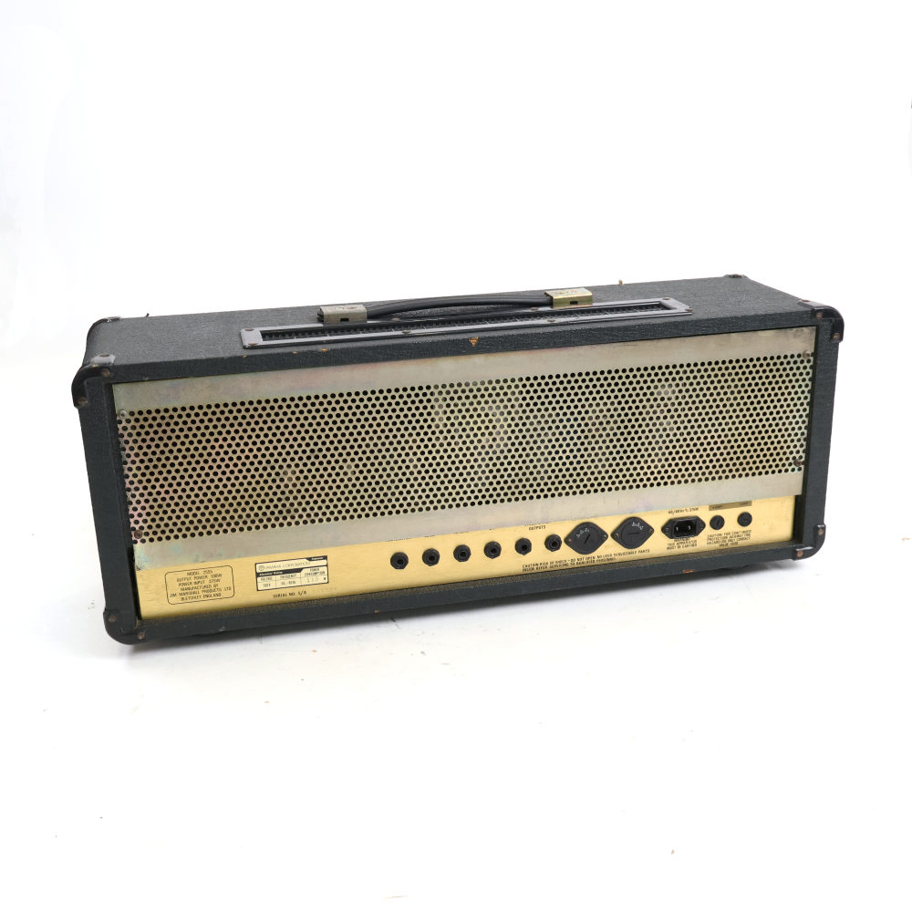 【中古】 ギターアンプヘッド Marshall MODEL 2555 JCM100/50 マーシャル ギターアンプ Xシリアル 1989年製 ブラックジュビリー Black Jubilee 詳細画像