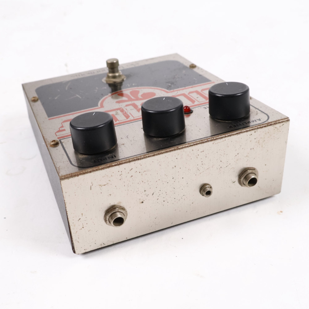 【中古】 ファズ ディストーション エフェクター ELECTRO-HARMONIX エレハモ Big Muff Pi Reissue 初期型 EC3003-A 基盤 ビッグマフ ギターエフェクター リア斜めアングル画像