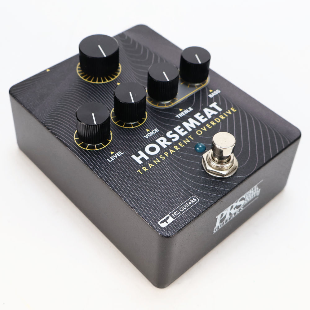 【中古】 エフェクター PRS HORSEMEAT TRANSPARENT OVERDRIVE Paul Reed Smith オーバードライブ ホースミート ポールリードスミス  本体画像 斜め 2