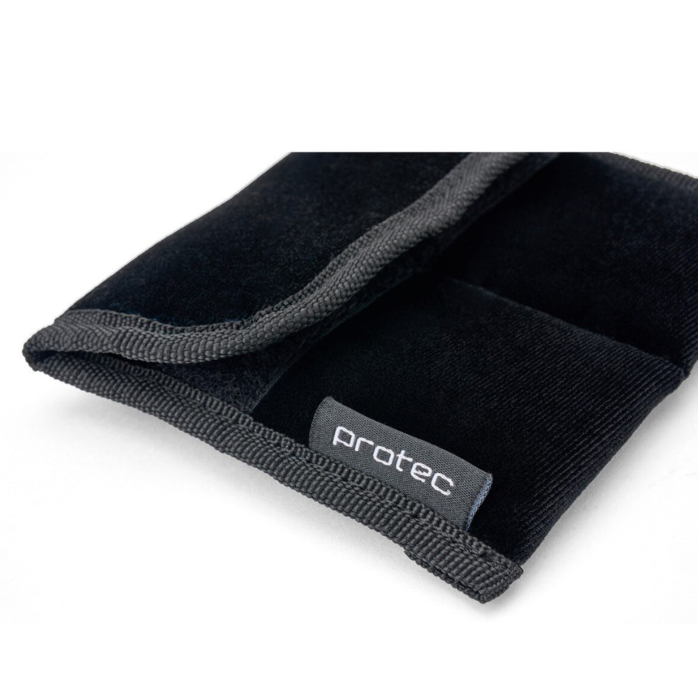 PROTEC プロテック A002 Trumpet Plush マウスピースポーチ トランペット用マウスピースケース 2本収納可能 ロゴ画像