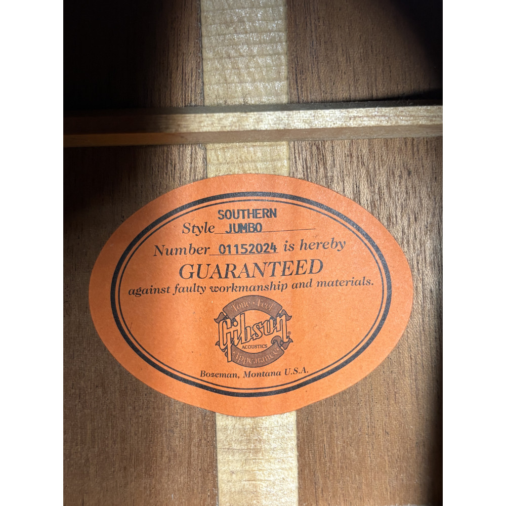【中古】 アコースティックギター Gibson Southern Jumbo Vintage Sunburst 2002年製 ギブソン サザンジャンボ サウンドホール