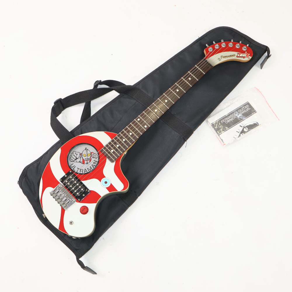【中古】 エレキギター ミニギター スピーカー内蔵 Fernandes ZO-3 UBB (Ultraman Bubble Beam) ウルトラマンZO3 フェルナンデス ぞーさん