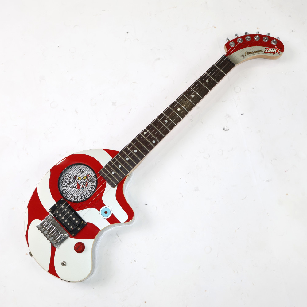 【中古】 エレキギター ミニギター スピーカー内蔵 Fernandes ZO-3 UBB (Ultraman Bubble Beam) ウルトラマンZO3 フェルナンデス ぞーさん 詳細画像