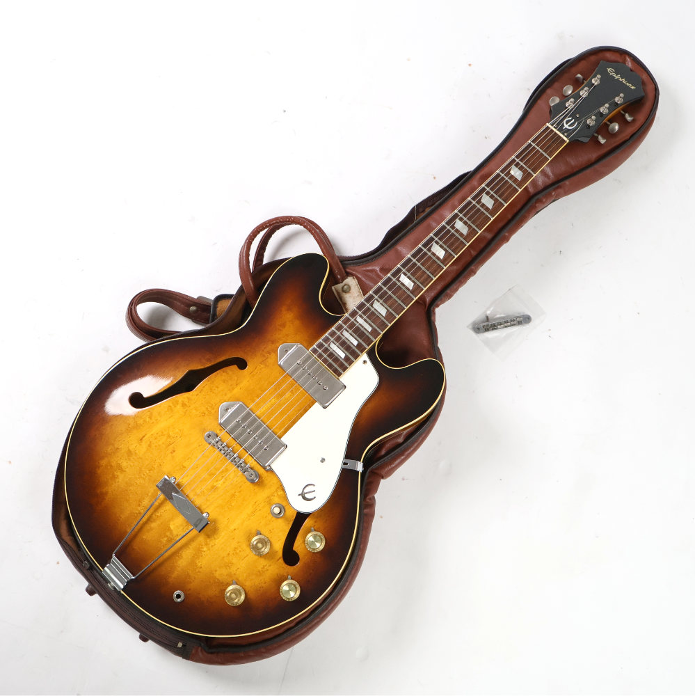 【中古】 エレキギター Epiphone Casino Blue Label Sunburst ブルーラベル 1970s Made in Japan マツモク製 エピフォン カジノ