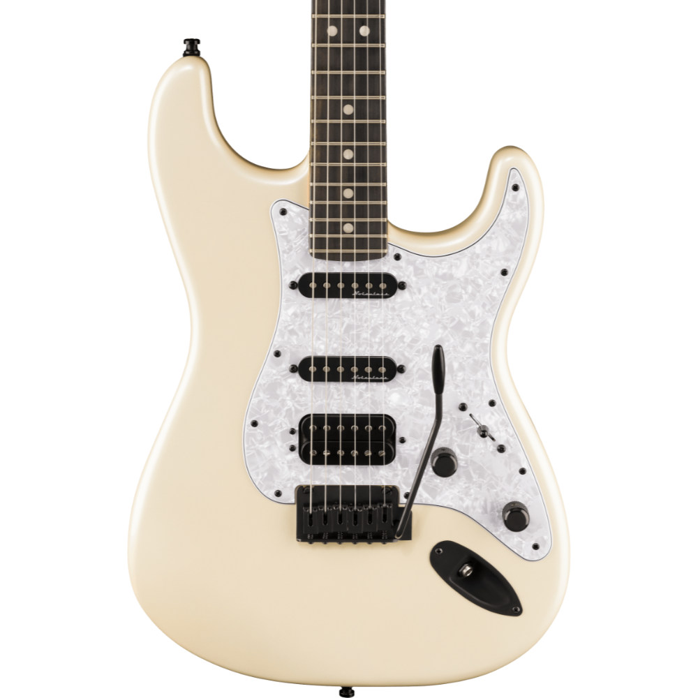 Fender フェンダー Limited Edition Player Fusion Stratocaster HSS EB Olympic Pearl エレキギター ストラトキャスター ボディ画像