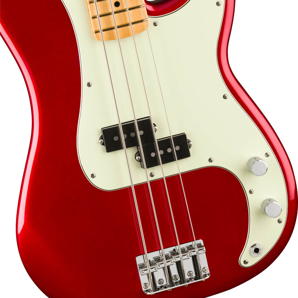 Fender フェンダー 75th Anniversary Player II Precision Bass MN Candy Apple Red エレキベース プレシジョンベース ボディアップ画像