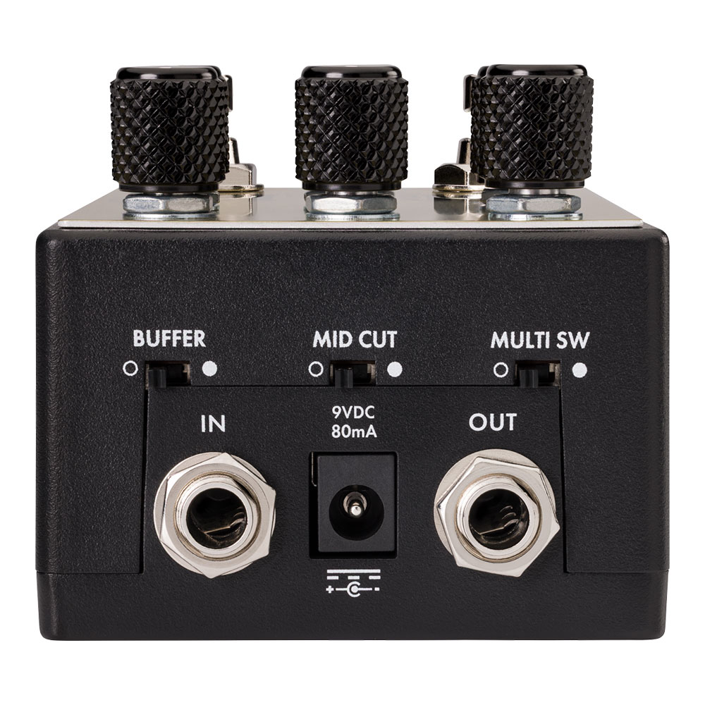 Fender フェンダー Pugilist Distortion V2 ディストーション ギターエフェクター 背面