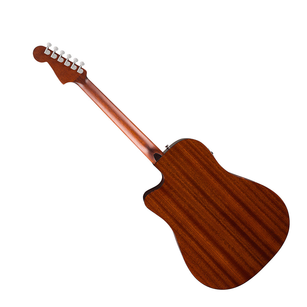 Fender フェンダー California Deluxe Redondo CE Sherwood Green エレクトリックアコースティックギター 背面