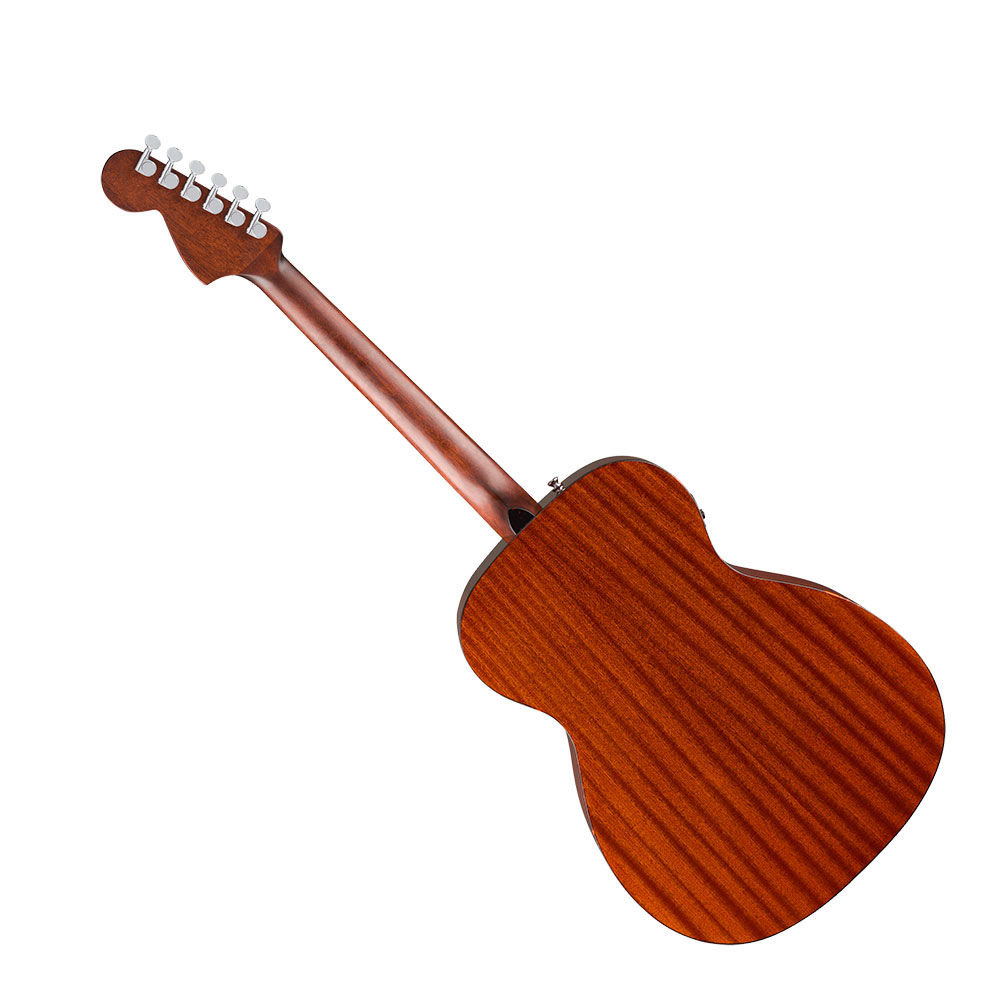 Fender フェンダー California Deluxe Monterey E Mahogany Natural エレクトリックアコースティックギター 背面