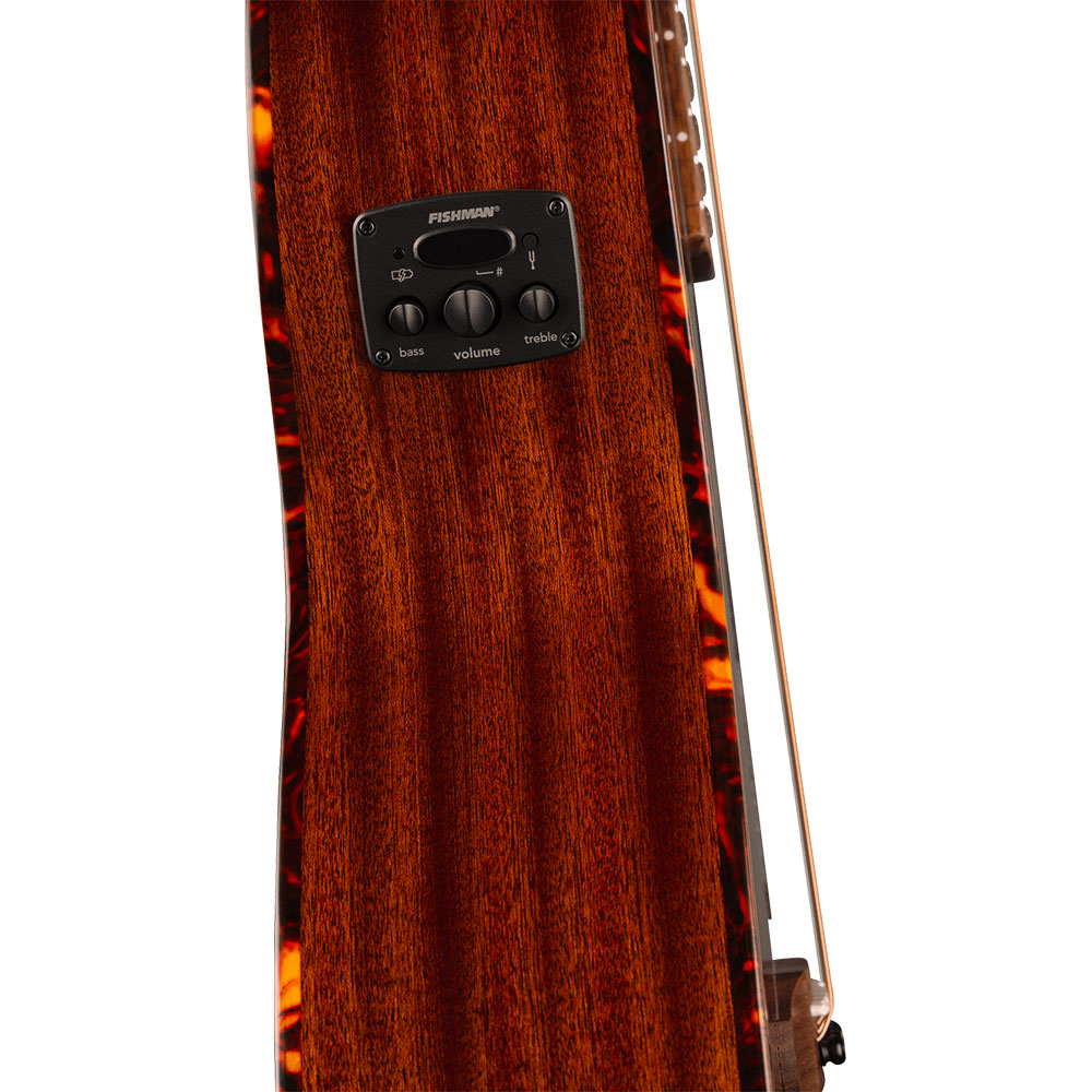 Fender フェンダー California Deluxe Monterey E Mahogany Natural エレクトリックアコースティックギター 側面