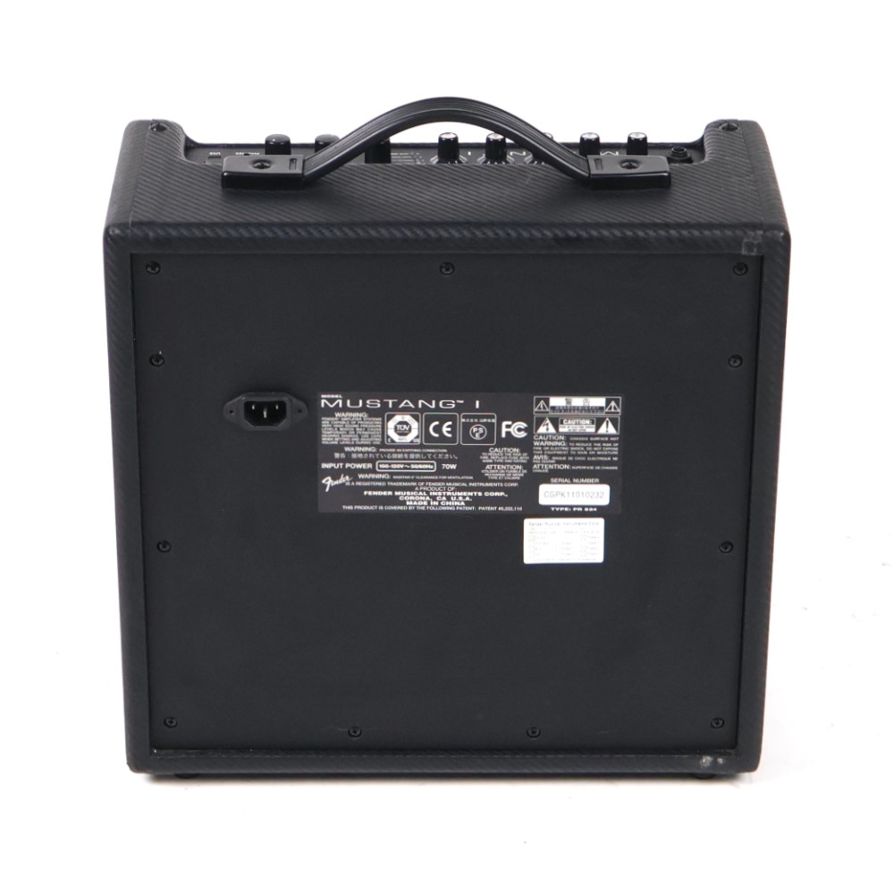 【中古】 ギターアンプ Fender Mustang I フェンダー ムスタング ギターコンボアンプ リア画像