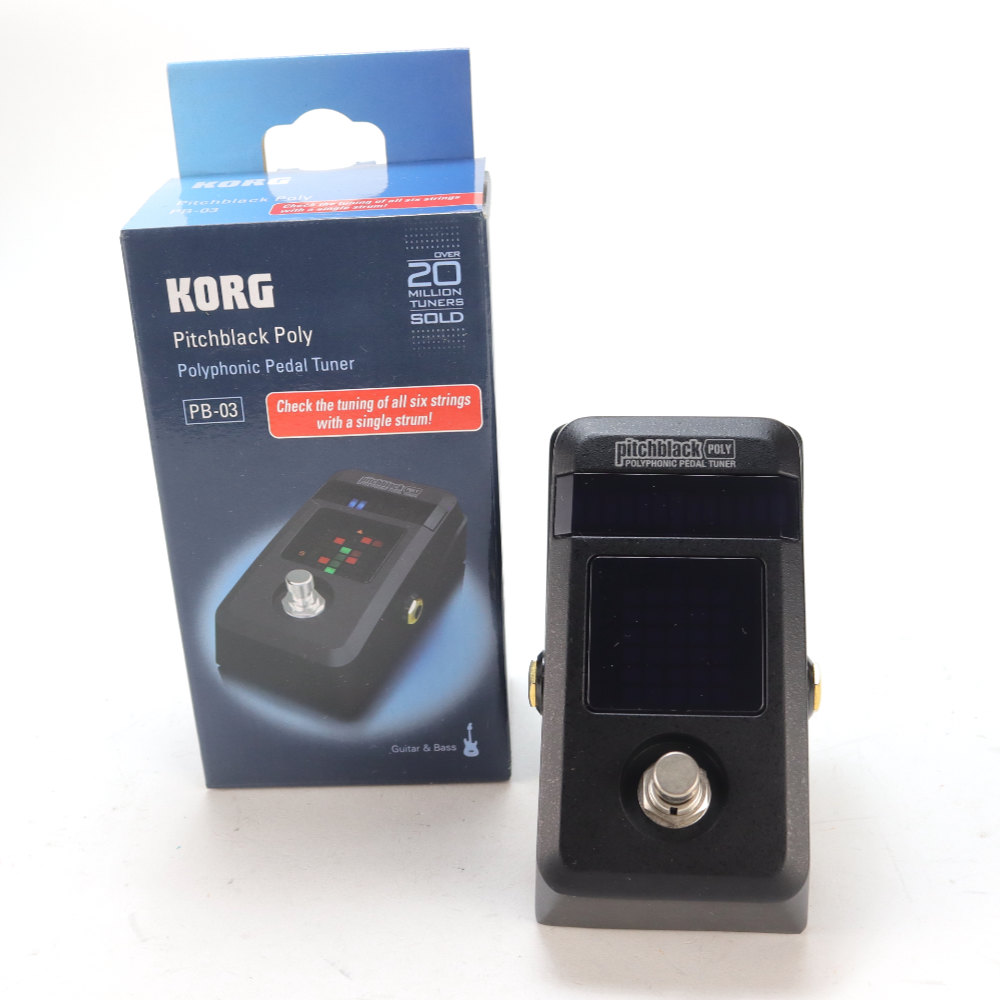 【中古】 ペダルチューナー KORG PB-03 pitchblack poly