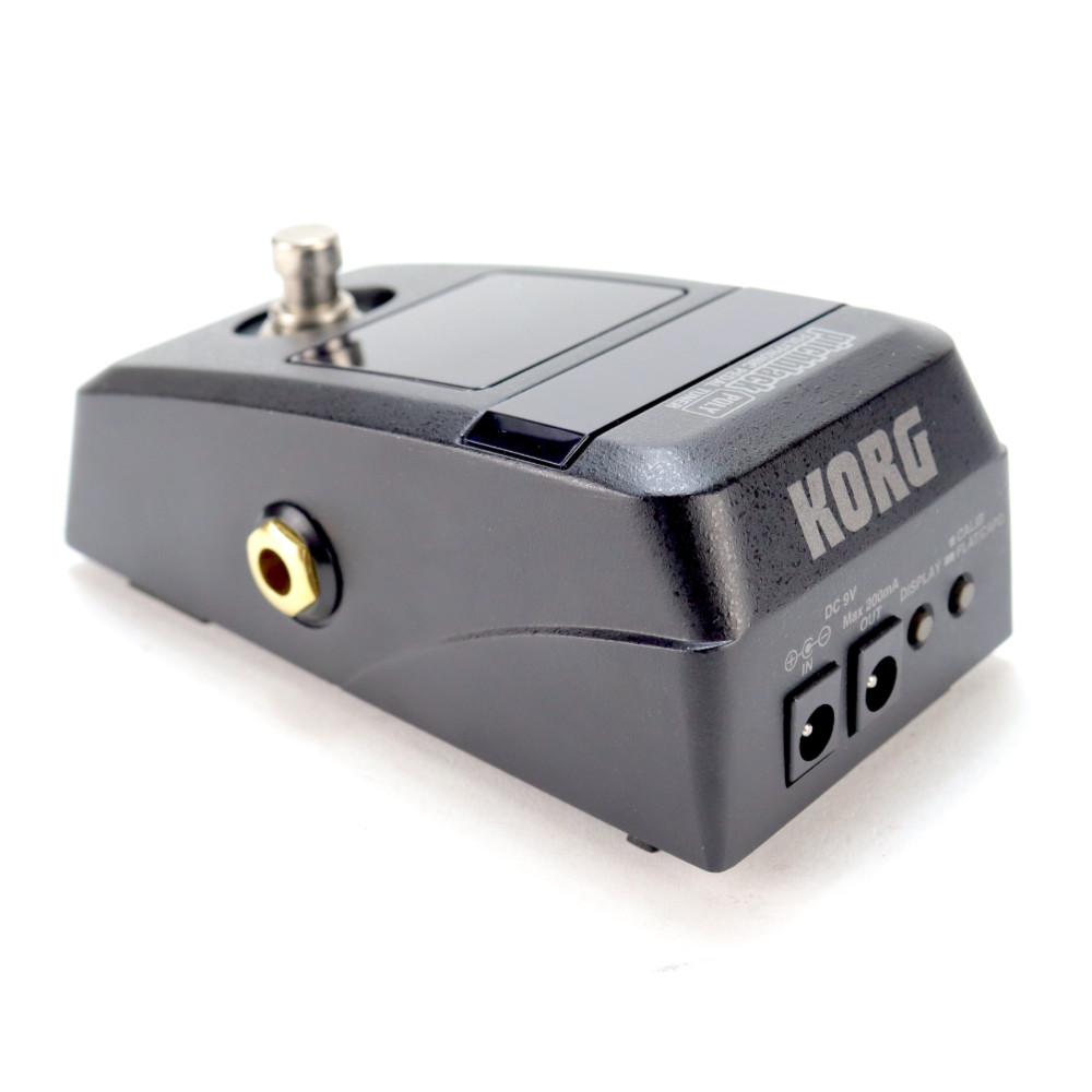 【中古】 ペダルチューナー KORG PB-03 pitchblack poly リア斜めアングル画像