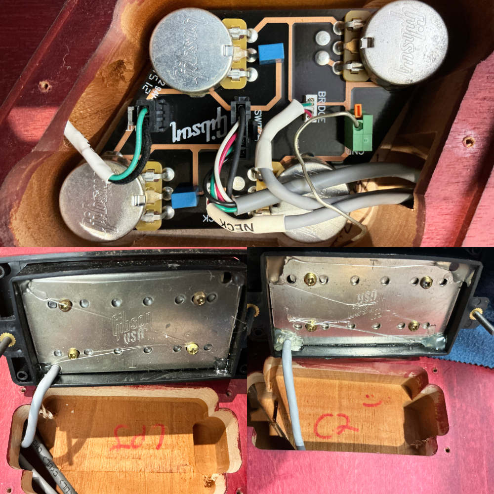 【中古】 エレキギター Gibson LPJ Satin Cherry 2012年製 2013Model 3.78kg Les Paul ギブソン レスポール 内部