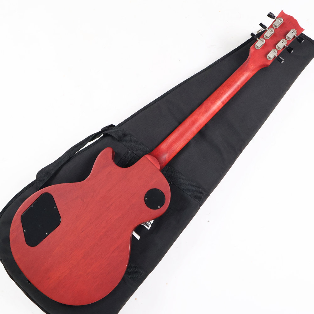 【中古】 エレキギター Gibson LPJ Satin Cherry 2012年製 2013Model 3.78kg Les Paul ギブソン レスポール ボディバック画像