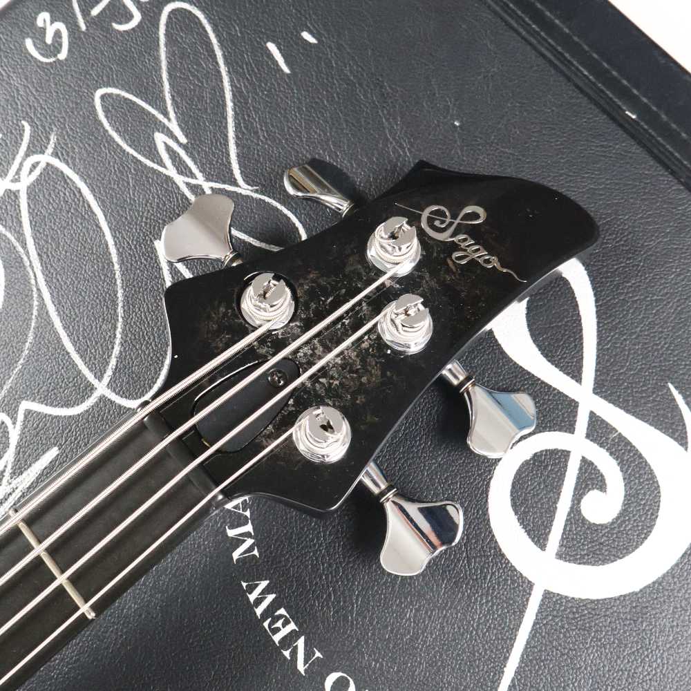 【中古】SAGO サゴ Custom Model RIO Mary’s Blood 2019年製 エレキベース メンバー全員の直筆サイン入り ヘッド画像
