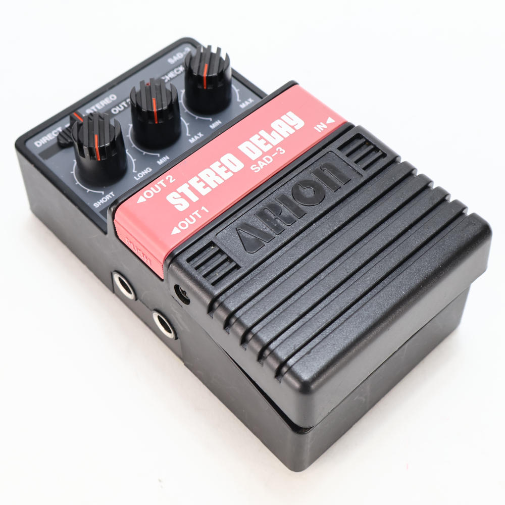 【中古】 ステレオアナログディレイ ARION SAD-3 アリオン ギターエフェクター 本体画像 斜め 2