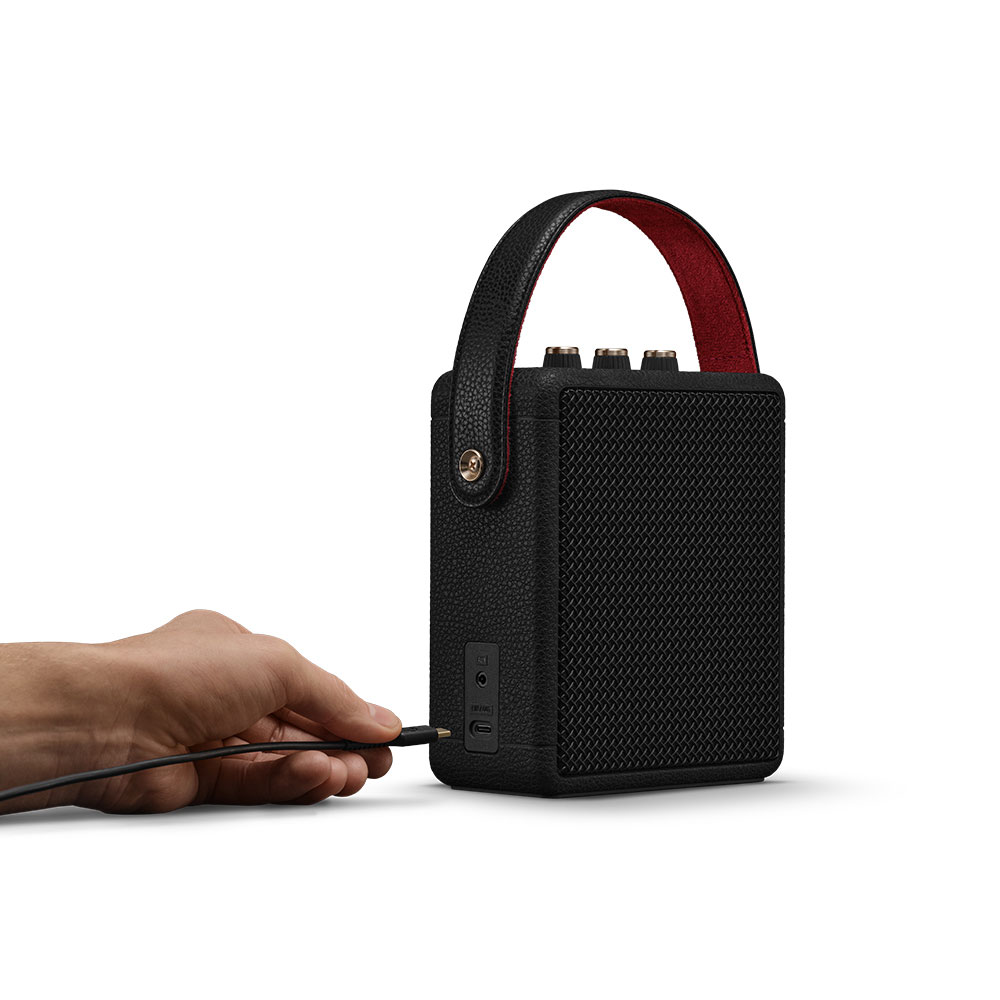 Marshall マーシャル Stockwell III Black and Brass Bluetooth ワイヤレススピーカー USB端子