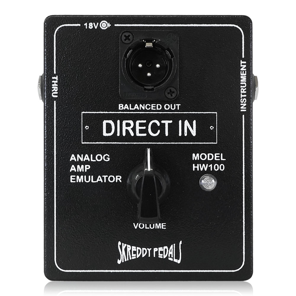 Skreddy Pedals スクレディペダルズ Direct In アンプシミュレーター内蔵ダイレクトボックス エフェクター