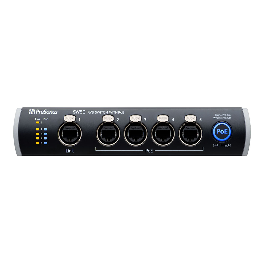 PreSonus プレソナス W5E AVB Network Switches and Bridges AVBスイッチ