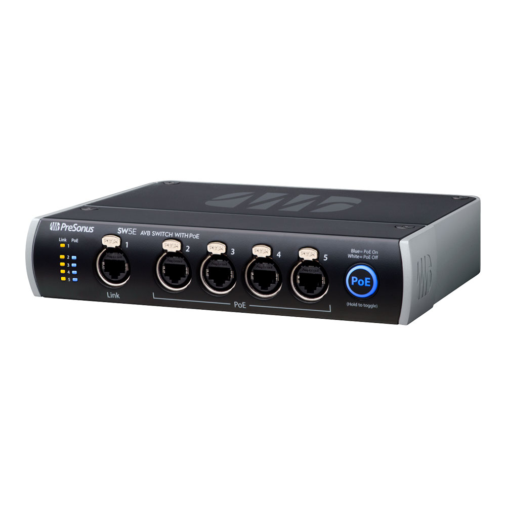 PreSonus プレソナス W5E AVB Network Switches and Bridges AVBスイッチ 全体
