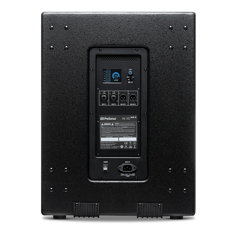 PreSonus プレソナス Air XD Sub 15 1 x 15' Active Extended Definition Subwoofer アクティブサブウーファー 背面