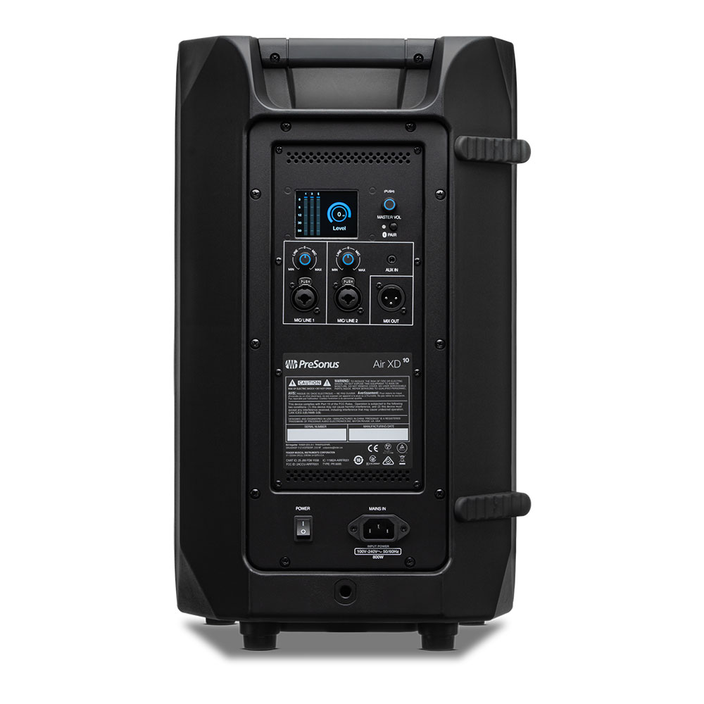 PreSonus プレソナス AIR XD 10 2-Way Active Sound-Reinforcement Loudspeaker フルレンジアクティブラウドスピーカー 背面