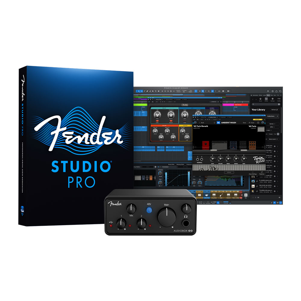 Fender フェンダー AudioBox GO USB-Cオーディオインターフェイス