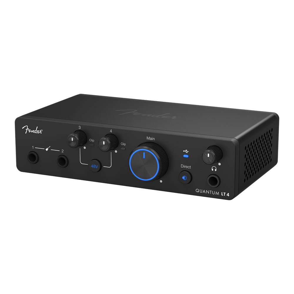 Fender フェンダー Quantum LT 4 USB-C Audio Interface USB-Cオーディオインターフェイス 全体