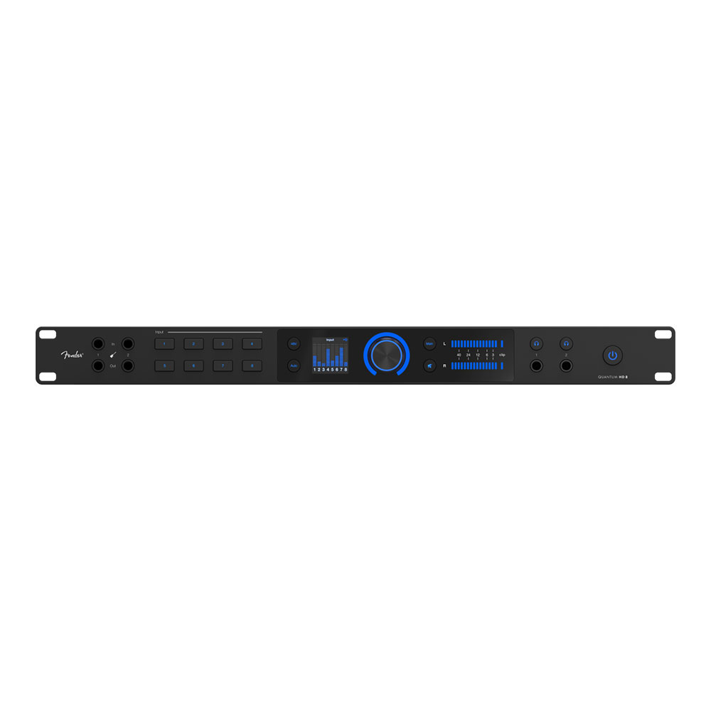 Fender フェンダー Quantum HD 8 USB-C Audio Interface USB-Cオーディオインターフェイス 正面