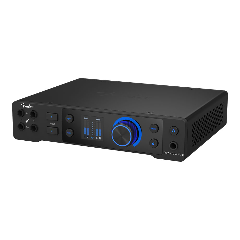 Fender フェンダー Quantum HD 2 USB-C Audio Interface USB-Cオーディオインターフェイス 全体