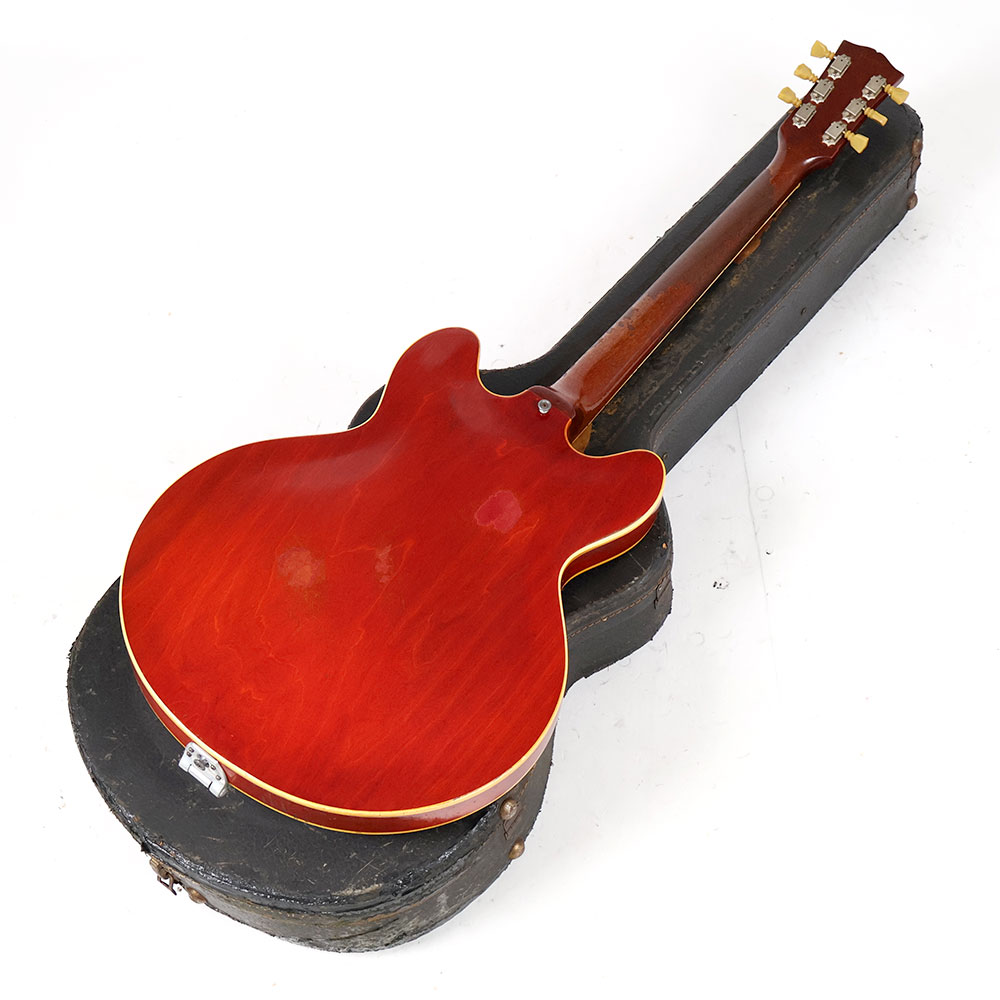 【中古】Gibson ギブソン ES-335 Cherry 1966年製 Bigsby増設 セミアコ エレキギター 背面