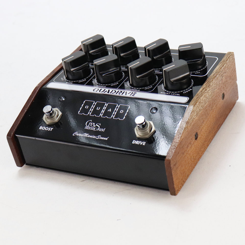 【中古】 Crews Maniac Sound QUADRIVE ギター用エフェクター 側面