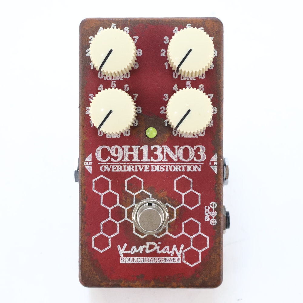 【中古】 KarDiaN C9H13NO3 アドレナリン ディストーション ギターエフェクター