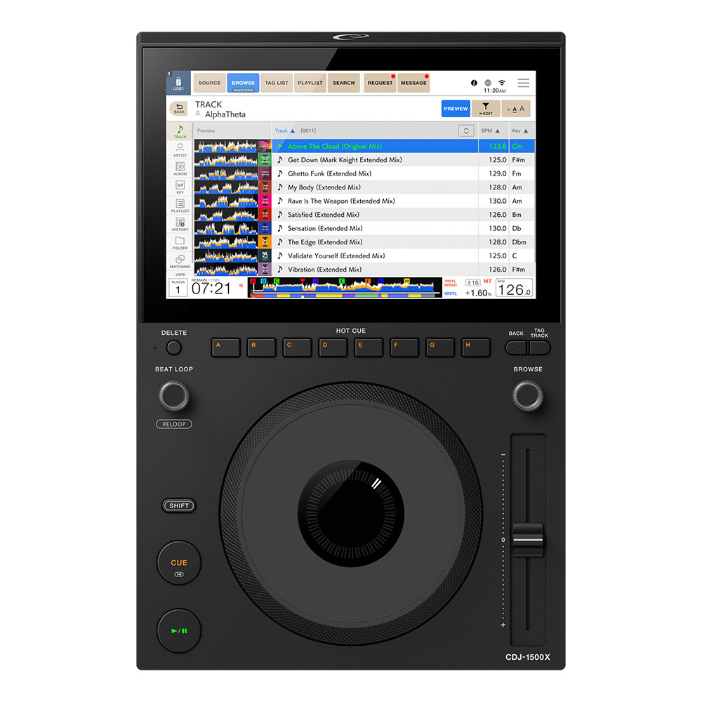 AlphaTheta CDJ-1500X DJ用マルチプレーヤー