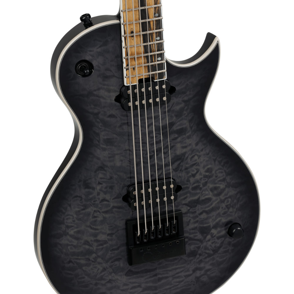 Jackson ジャクソン Pro Plus Series Signature Sleep Token IV Monarkh SC - Transparent Black Burst エレキギター ボディ画像  